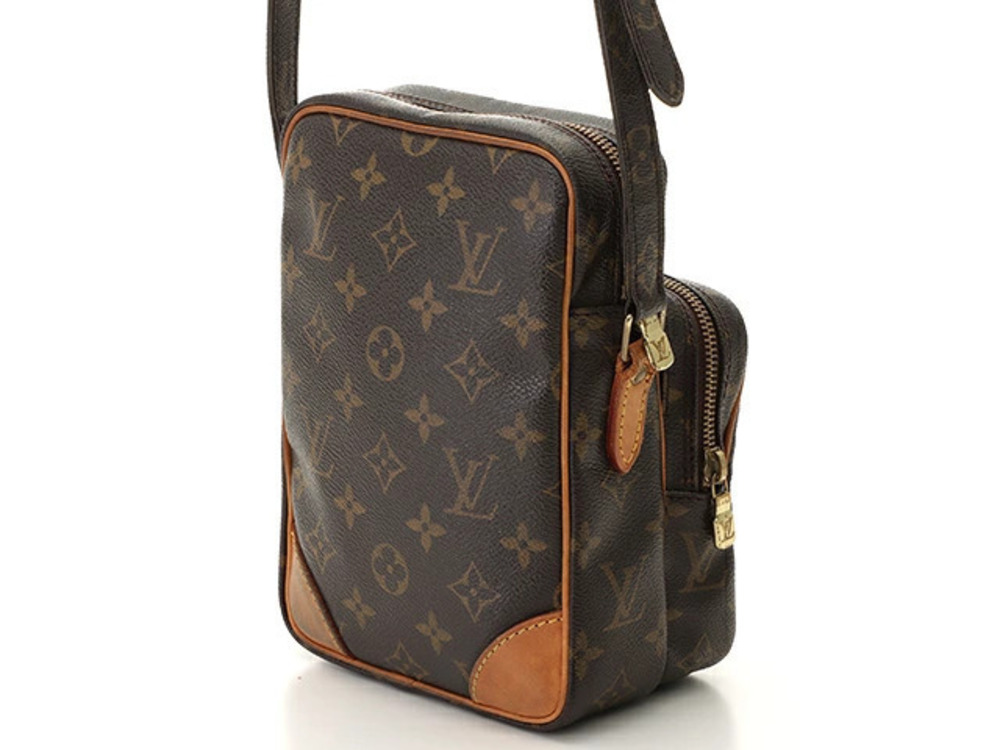 Louis Vuitton Amazon Shoulder Monogram Bag Brown